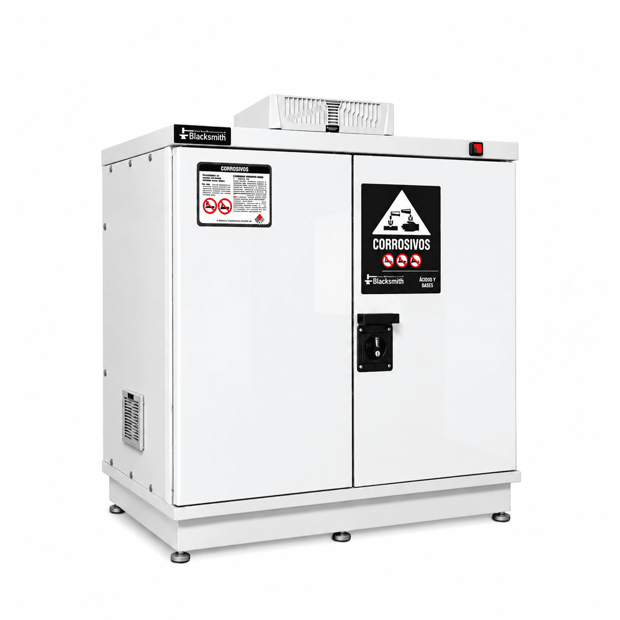 Gabinete para Tóxicos de 30 Galones T90 con Extracción – BLACKSMITH®