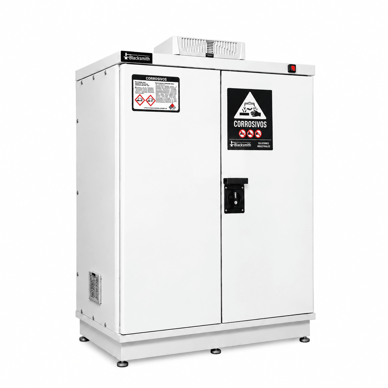 Gabinete para Tóxicos de 45 Galones T90 con Extracción – BLACKSMITH®