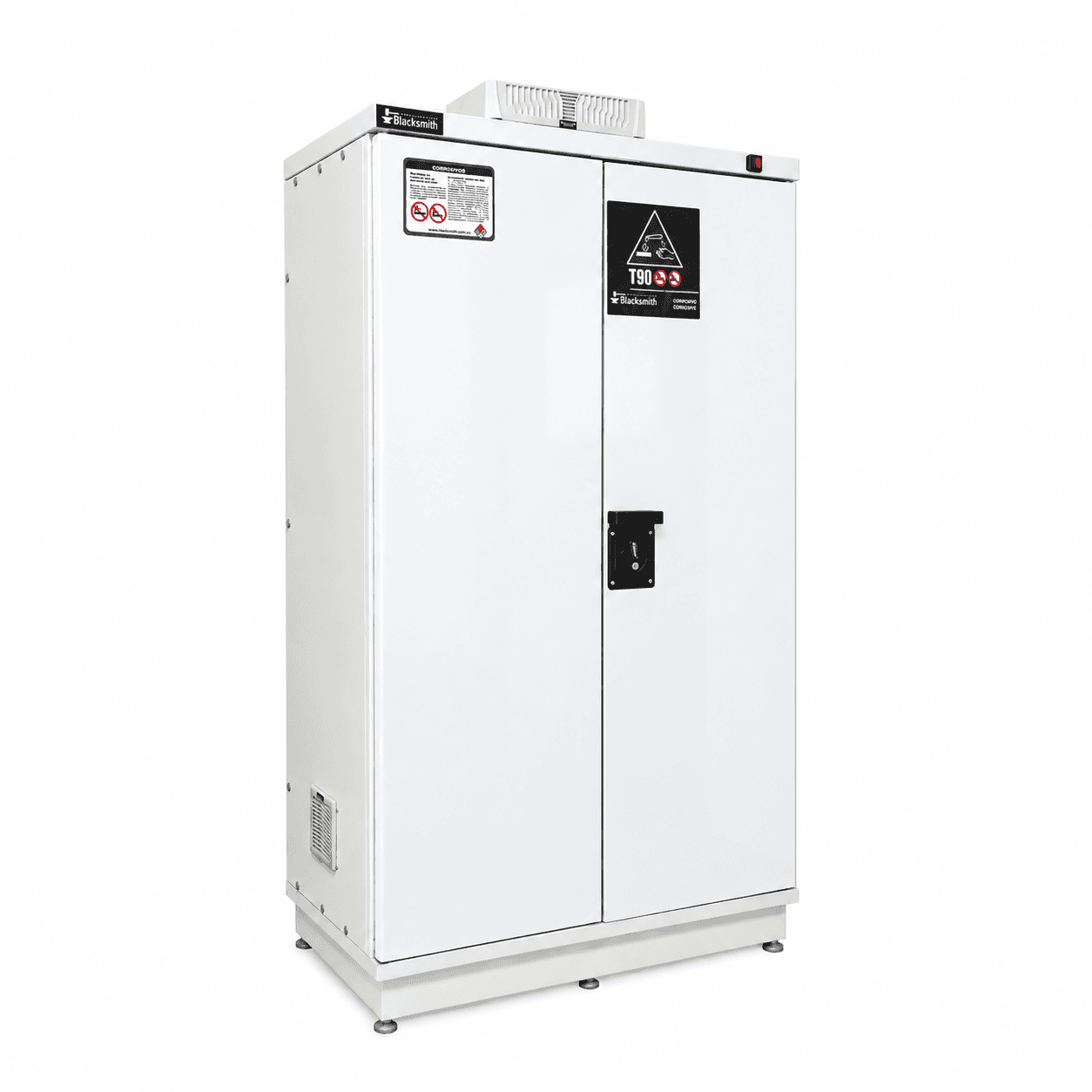 Gabinete para Tóxicos de 90 Galones T90 con Extracción – BLACKSMITH®